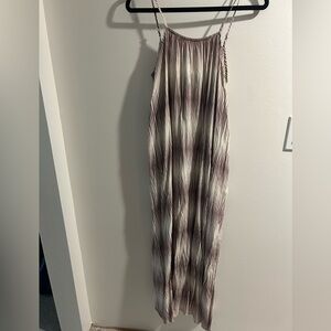 a new day Purple and White Striped Dress